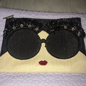 Embellished Alice and Olivia clutch
